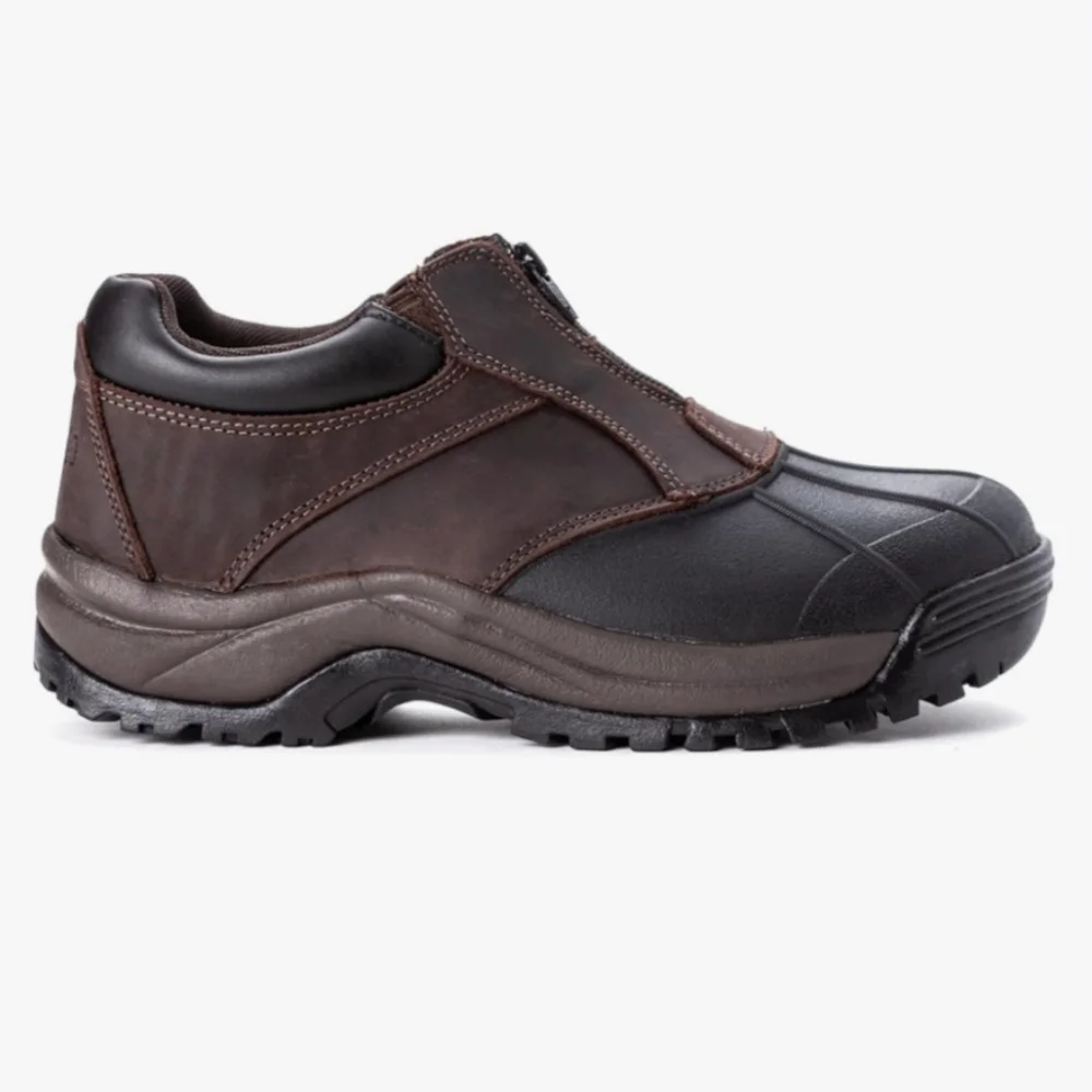 Propet Men's Black and Brown Waterproof Boots